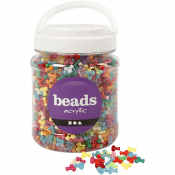 Snurrmix, Dia. 10 mm, Hålstl. 2 mm, mixade färger, 700ml/ 1 burk, 385 g